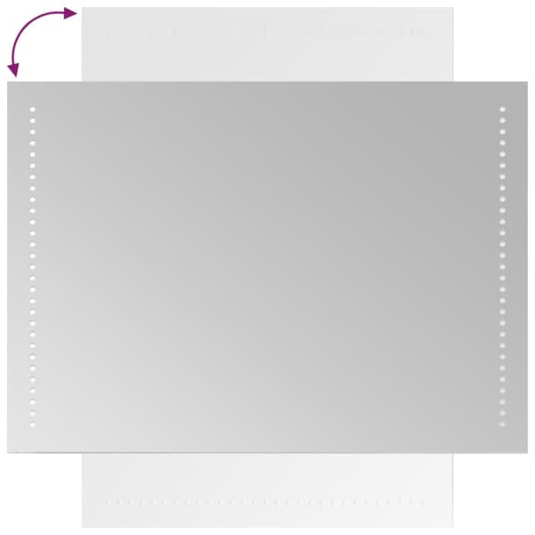 Badrumsspegel LED 50x70 cm