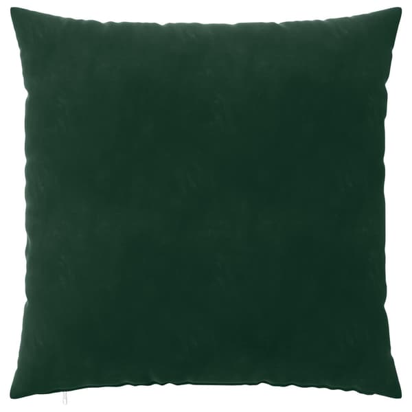 Kuddöverdrag 6 st HEERLEN Mörkgrön 55 x 55 cm Sammet