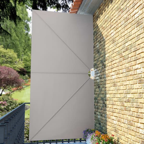 Sidomarkis för terrass gräddvit 400x200 cm