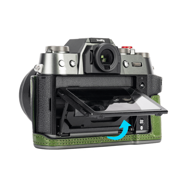 SmallRig 4711 Leather Half Case Kit for Fujifilm X-T50 Green