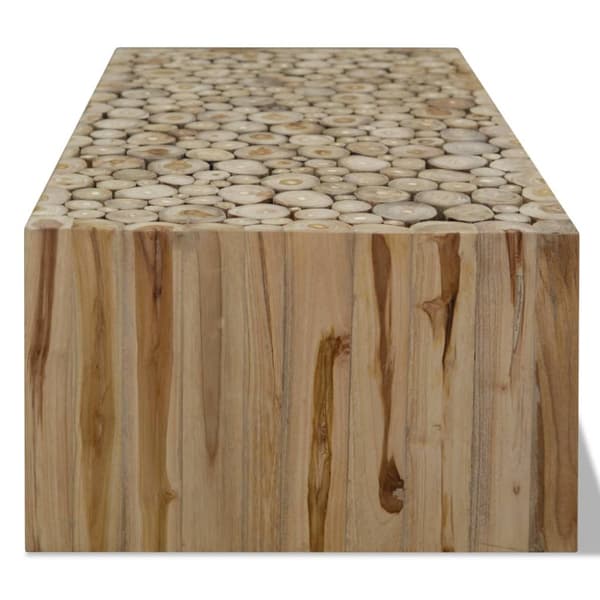 Soffbord äkta teak 90x50x30 cm