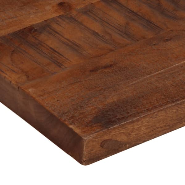 Bordsskiva 100x70x2,5 cm rektangulär massivt återvunnet trä