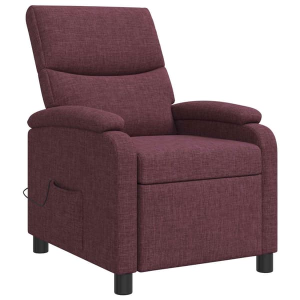 Massagefåtölj Lila Tyg