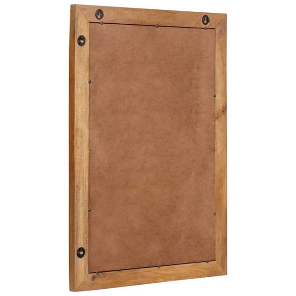 Badrumsspegel med spegel Ljusbrun 70 x 50 x 2,5 cm