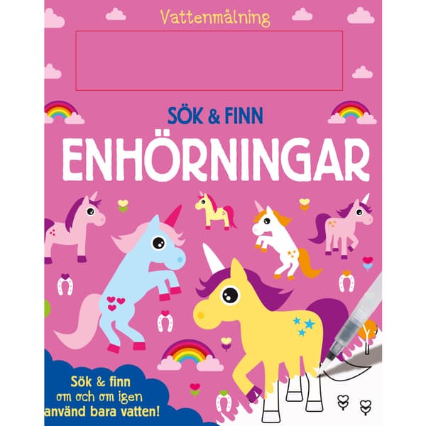 Enhörningar (bok, board book)