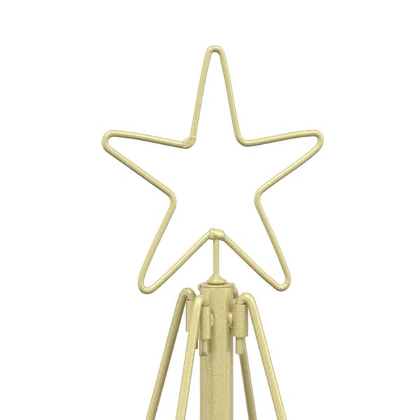Julcone-träd KUOPIO 180 cm Stål Guld
