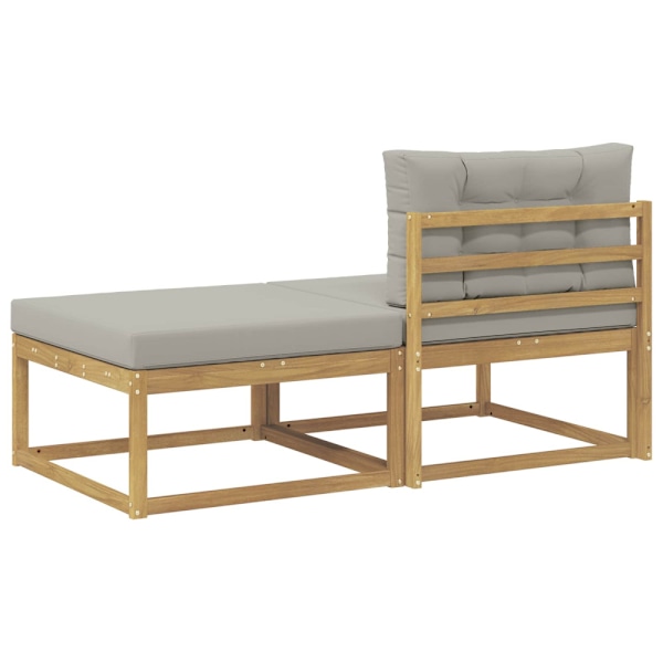 2 Stycke Utomhuspall Polyester Vit