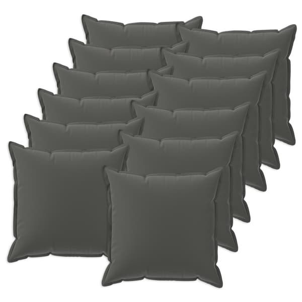 Kudde med kudde HOUTEN 12 st Antracit Polyester
