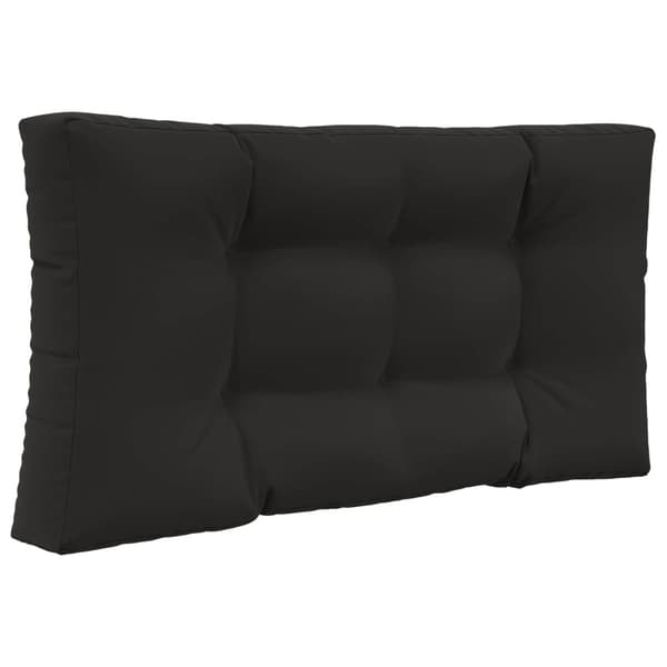 Utomhus Soffa Kudde 2 pcs Svart Polyester