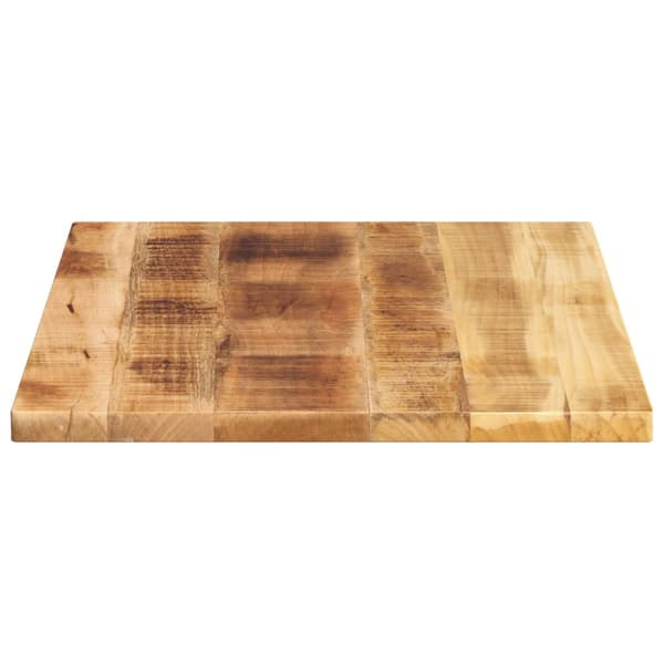 Bordsskiva 80x50x2,5 cm rektangulär massivt grovt mangoträ