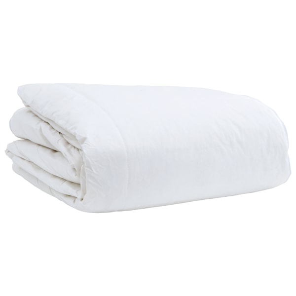 Täckeset med kudde 3 pcs Vit Dunfjäder