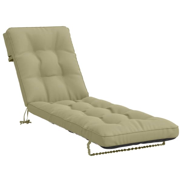 Solstol Kudde VIANEN 100% Polyester Ljusgrön 200 x 50 x 8 cm