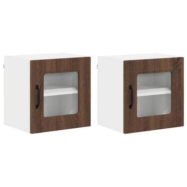 Diskmaskin panel Kalmar 2 pcs Brun Ek 40 x 31 x 40 cm