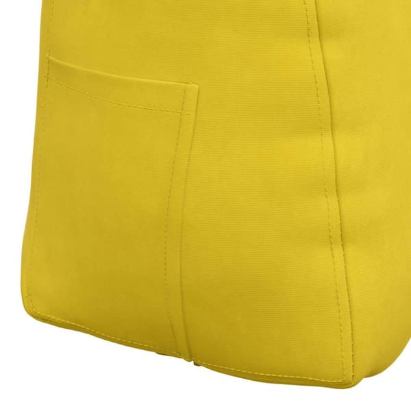 Ryggkudde Gul 60 x 24 x 50 cm Sammet