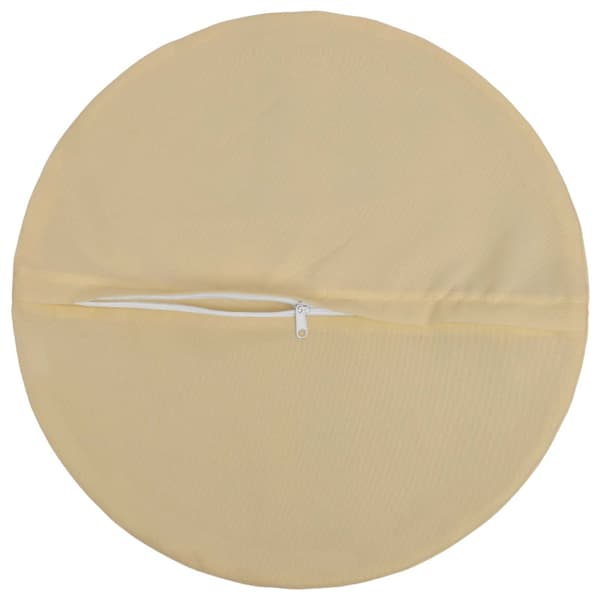 Kudde 2 st HEERLEN Beige Ø 50 cm Polyester