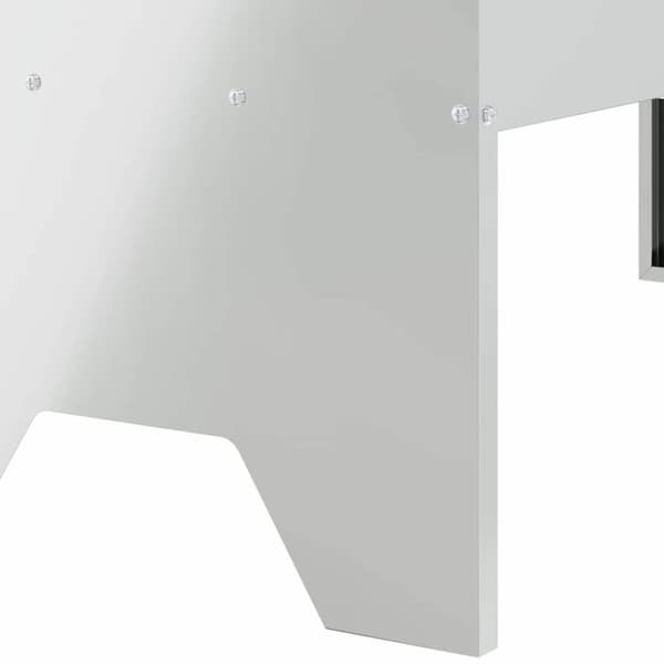 Fodertrog för boskap Silver 79 x 35 x 62 cm Galvaniserat Stål