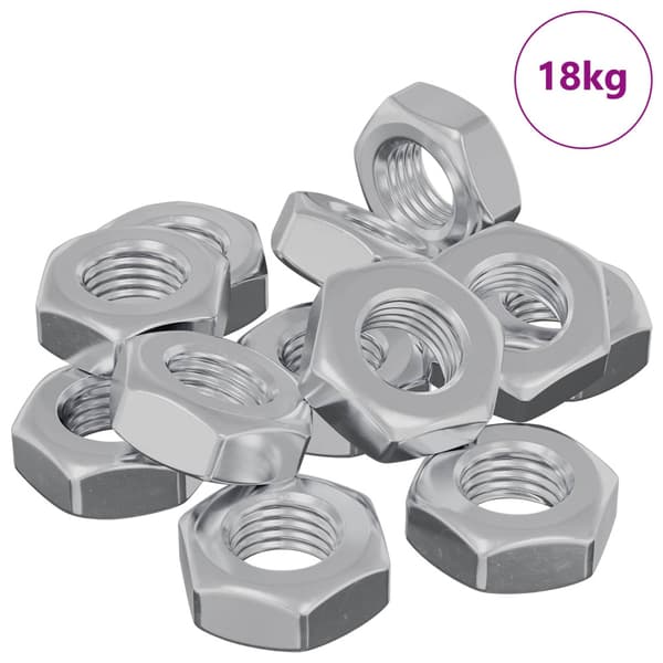 Sexkantig mutter 3600 pcs Silver Metall