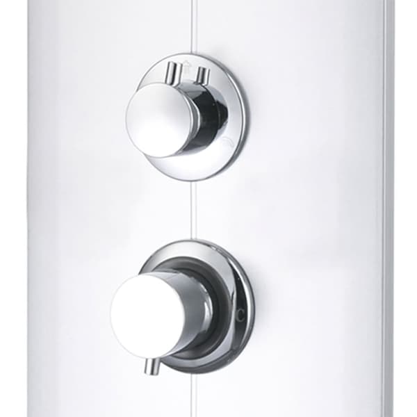 Duschpanel 25x43x110 cm silver
