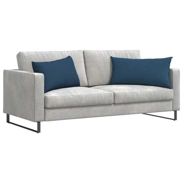Sofakuddar 2 pcs Blå 80 x 40 cm tyg