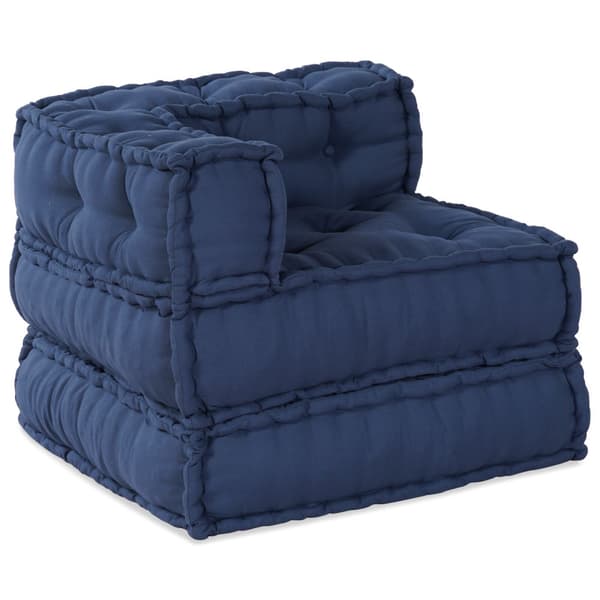 Modulsofa enhet 3 pcs Indigo Tyg