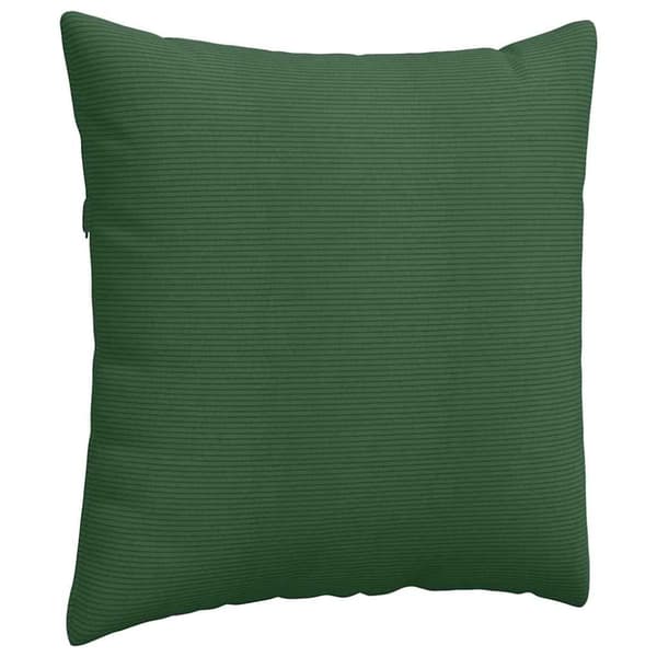 Sofakuddar 2 pcs Mörkgrön 80 x 80 cm Kordread tyg