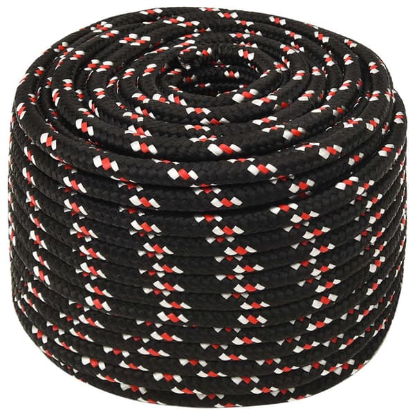 Mångsidigt bruksrep 12 mm 100 m Svart och Röd PP