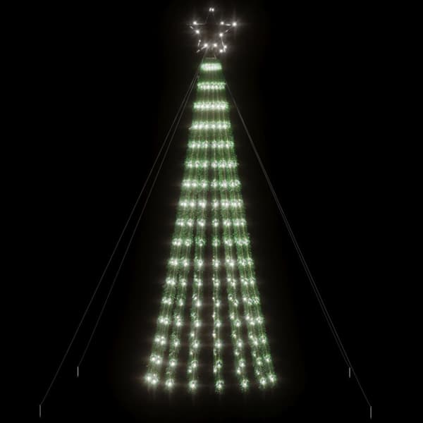 LED julgran 339 LEDs kallvit 180 cm