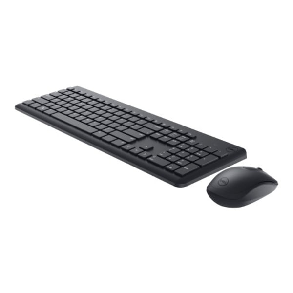 Dell Wireless Keyboard and Mouse KM3322W - sats med tangentbord och mus - QWERTY - USA, internationellt - svart Inmatningsenhet Svart