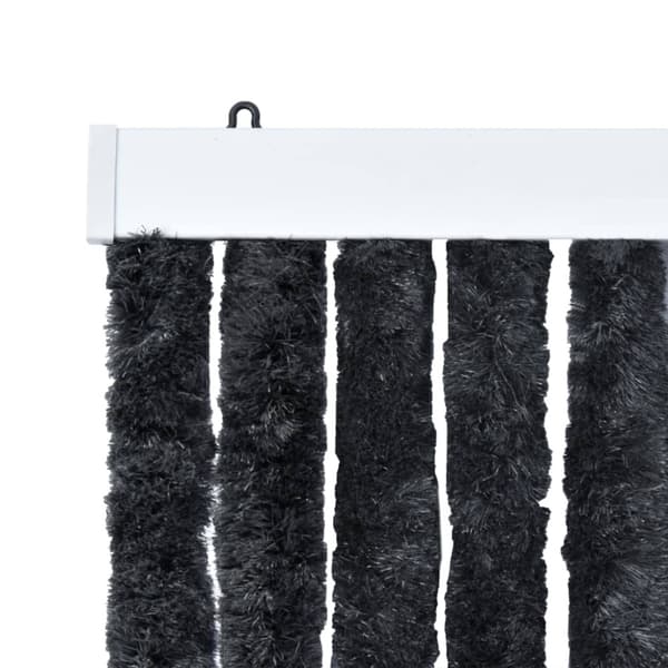 Insektsdraperi antracit 90x220 cm chenille