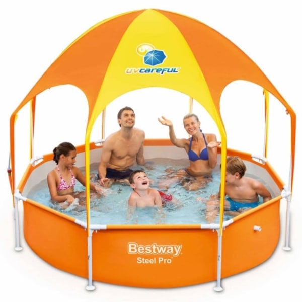 Bestway Ovanmarkspool för barn Steel Pro UV Careful 244x51 cm