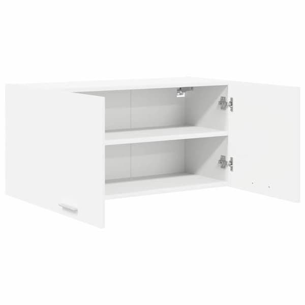 Hängande skåp Vit 80 x 31 x 40 cm Konstruerat trä