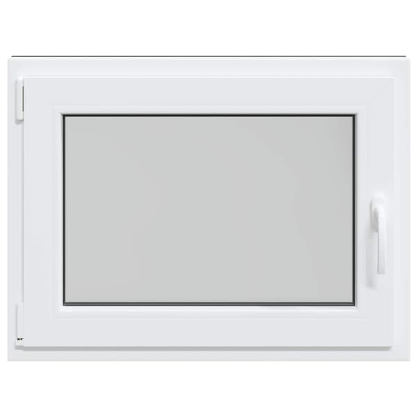 Källarfönster RISOR Vit 90 x 60 cm PVC och glas