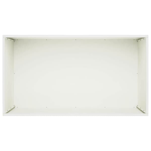 Trädgårdsplanterare 2 st Vit 80 x 50 x 50 cm Kallvalsat stål