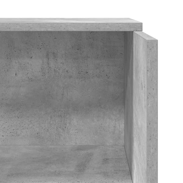 Receptionsdisk betonggrå 55x50x103,5 cm konstruerat trä