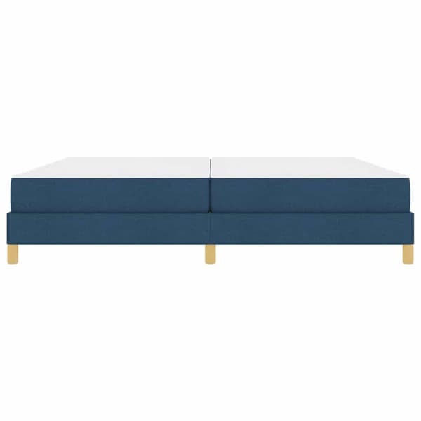 Bäddfjäder med madrass Blå 200 x 200 cm tyg