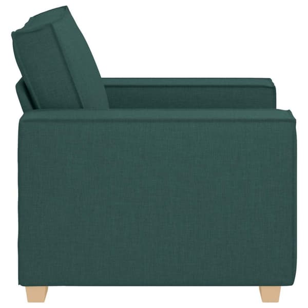 Soffa mörkgrön 100x78x84 cm tyg