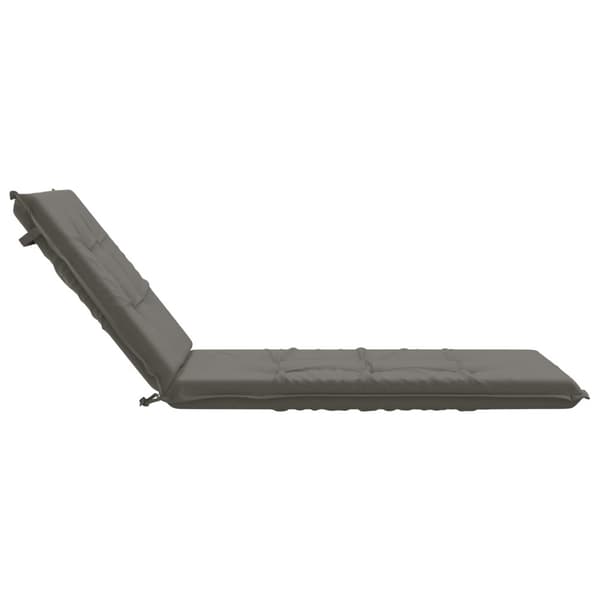 Solstol Kudde GEMERT 100% Polyester Grå 190 x 90 x 9 cm