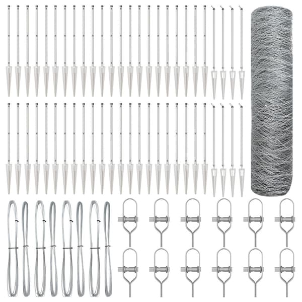 Stängselstolpe Silver