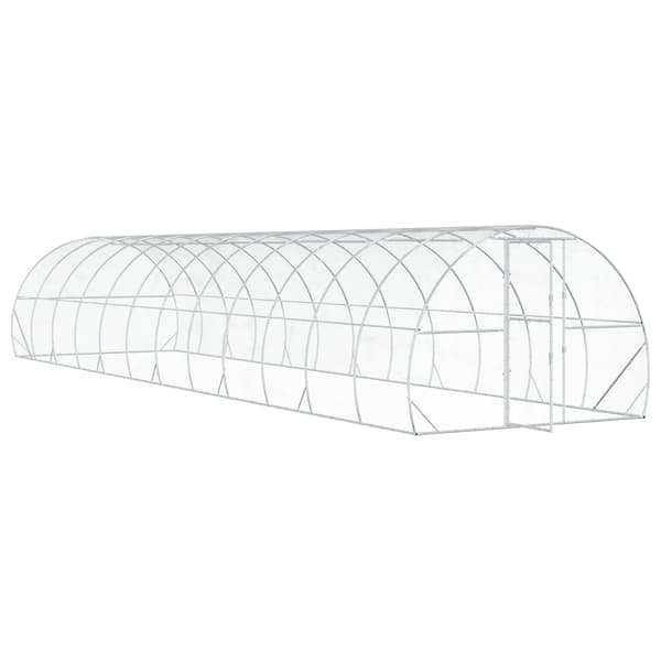 Hönsgård Silver 1200 x 300 x 200 cm Galvaniserat stål