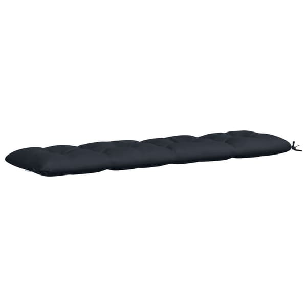 Bänk kudde VIANEN 100% Polyester Mörkblå 200 x 50 x 12 cm