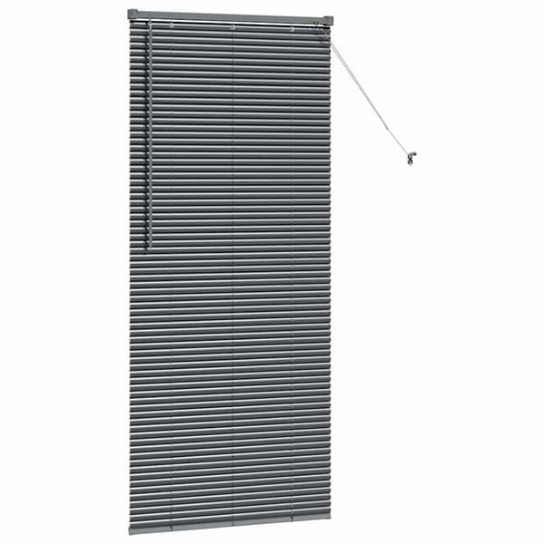 Persienner Mörkgrå 175 x 70 cm Aluminium