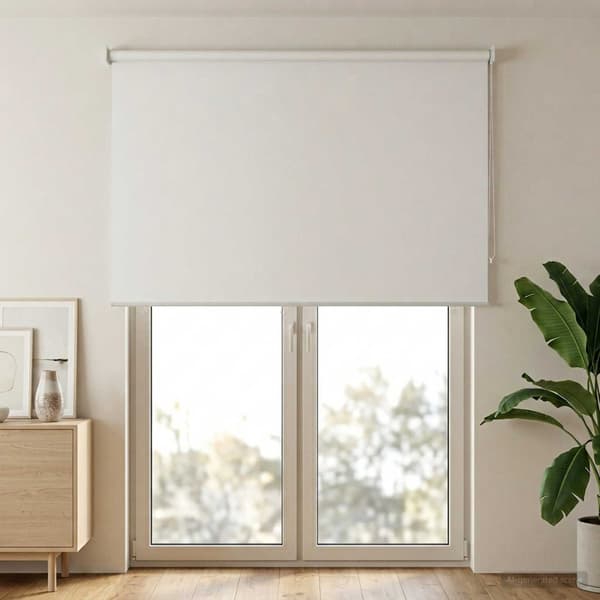 Rullgardin UV-skydd Vit 180 x 230 cm Polyester