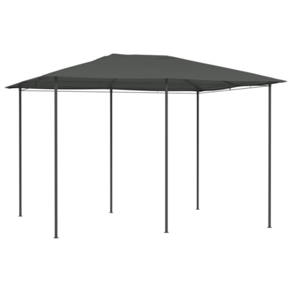 Paviljong 3x4x2,6 m antracit 160 g/m²