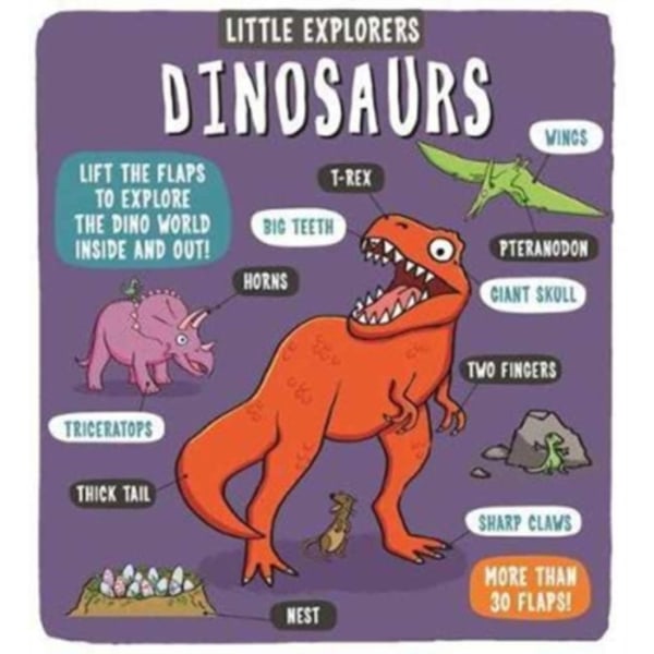 Little Explorers: Dinosaurs (bok, board book, eng)