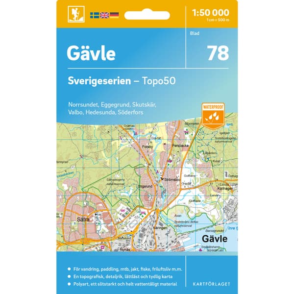 78 Gävle Sverigeserien Topo50