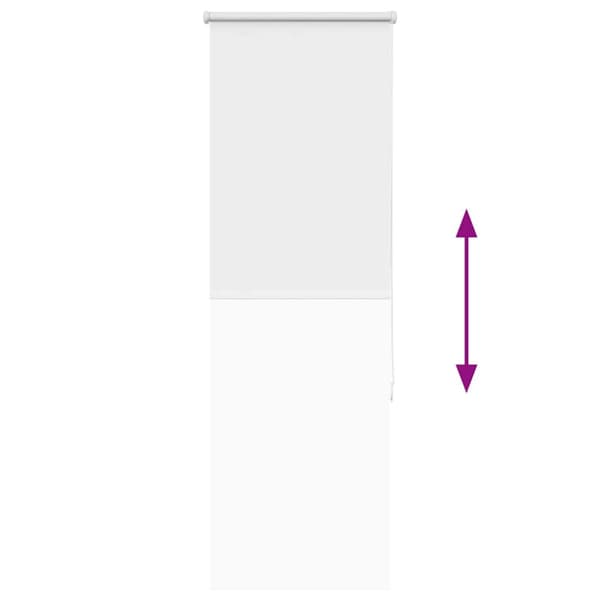Rullgardin mörkläggning vit 60x130 cm tyg bredd 55,7 cm