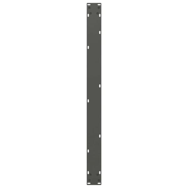Matbordsben U-formade 2 st antracit 100x(72-73) cm stål