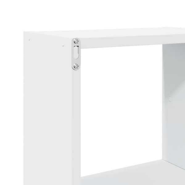 Väggskåp 78x18x71 cm vit konstruerat trä