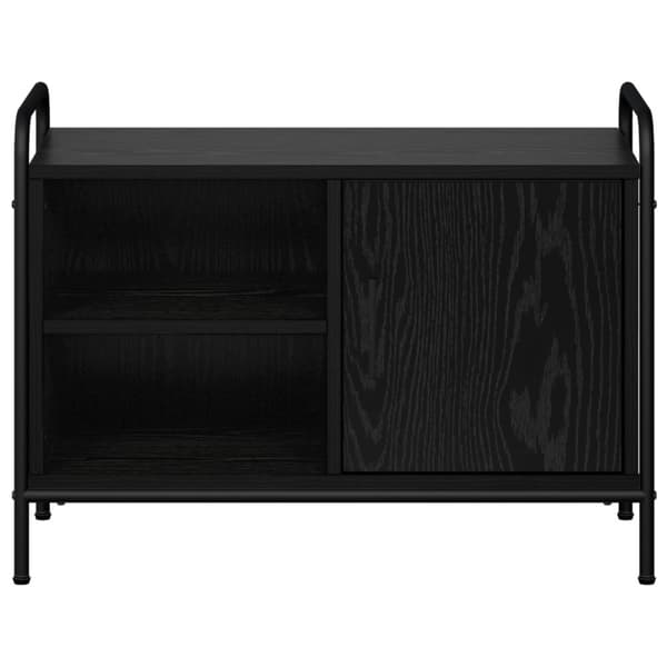 TV-skåp 67,5 x 33 x 50 cm Svart ek