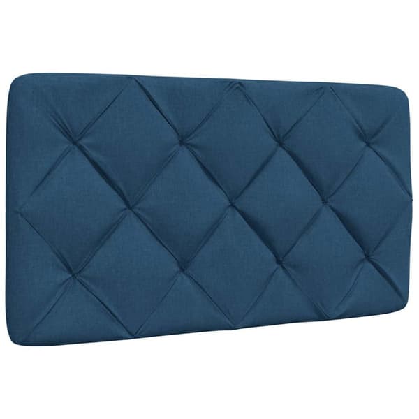 Headboard Cushion Blue 80 cm Fabric